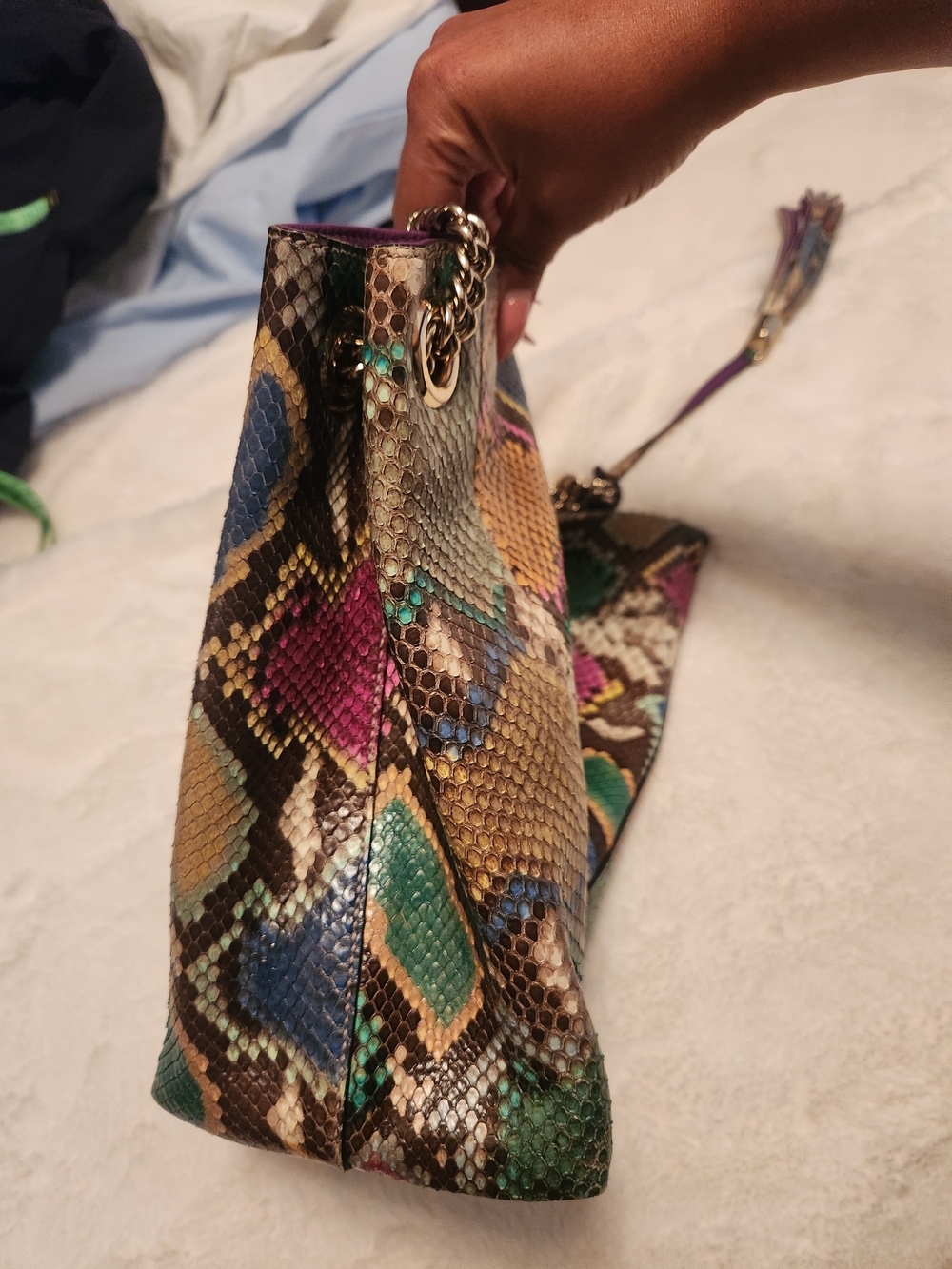 Very Rare Python Skin Gucci Soho Chain Bag - Picture 5 of 8